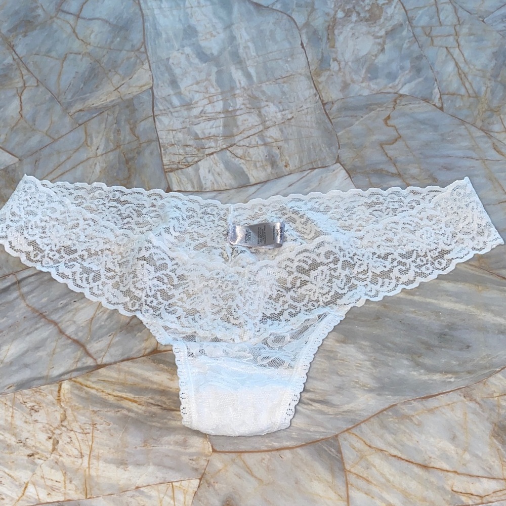 Victoria's Secret White Lace Panties